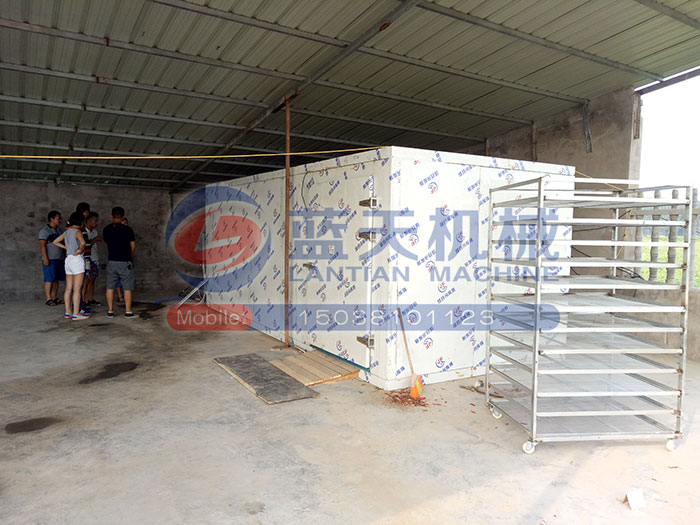 河南辣椒烘干機用戶現(xiàn)場