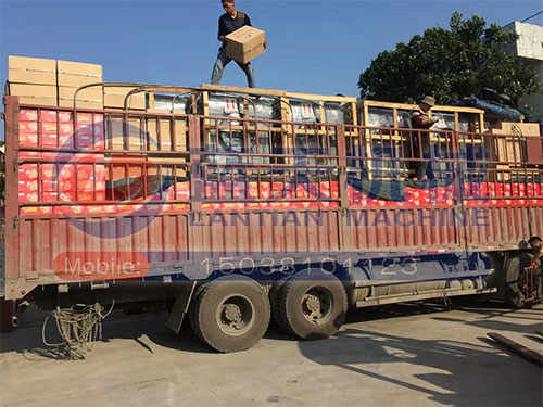 山東菊花烘干機(jī)發(fā)貨現(xiàn)場